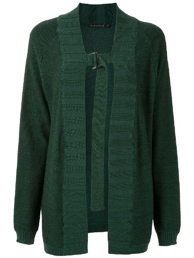 Alcaçuz Parma Knit Cardi-coat In Green