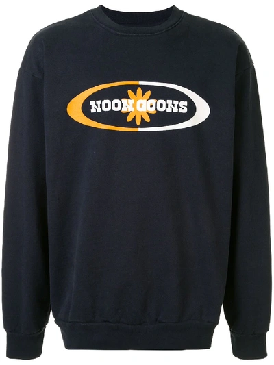 Noon Goons Sweatshirt Mit Logo-print In Blue