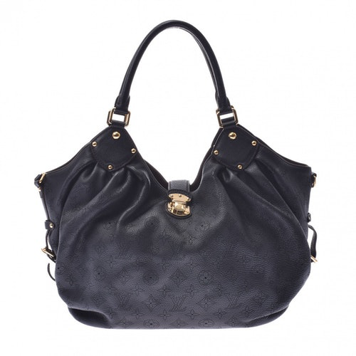 Pre-Owned Louis Vuitton Mahina Black Cloth Handbag | ModeSens
