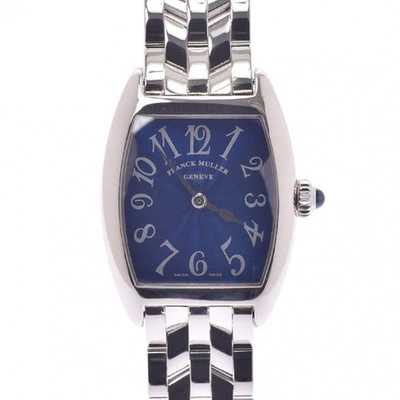 Pre-owned Franck Muller Blue Steel Watch