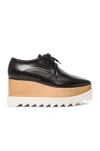 Stella Mccartney Elyse Platform Lace-up Shoes In Black