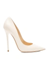 Jimmy Choo 120mm Anouk Patent Leather Pumps, Off White In Off White