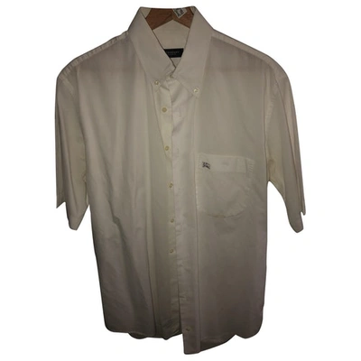 Pre-owned Burberry Shirt In White