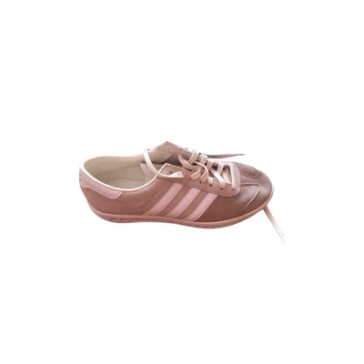 Pre-owned Adidas Originals Low Trainers In Beige