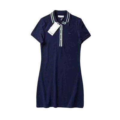 Pre-owned Lacoste Navy Cotton Dress