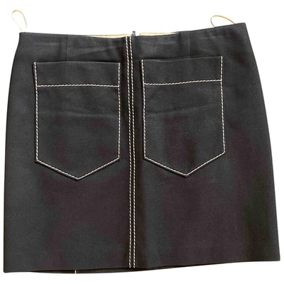 Pre-owned Chloé Mini Skirt In Navy