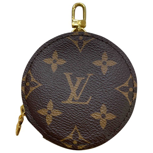 Pre-Owned Louis Vuitton Multi Pochette Accessoires Brown Cloth Clutch Bag | ModeSens
