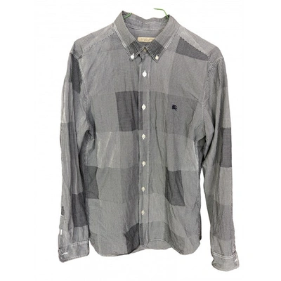 Pre-owned Burberry Shirt In Grey