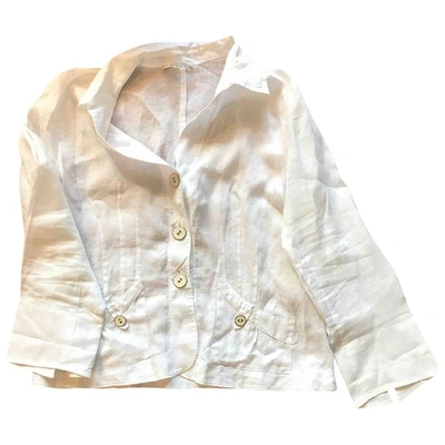 Pre-owned Gerard Darel White Cotton Jacket