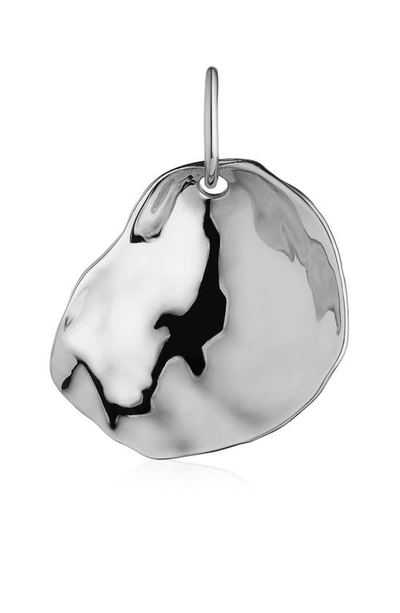 Monica Vinader Nura Recycled Sterling Silver Shell Shaped Charm Pendant