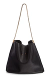 SAINT LAURENT SUZANNE CALFSKIN LEATHER HOBO,63480411C0W