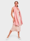 White + Warren Cashmere Travel Wrap In Cloud Grey Heather In French Rose