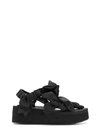 ARIZONA LOVE BLACK 'TREKKY' PLATFORM SANDAL,28BC75AE-5A1C-A6D4-A14F-13F69412E0DE