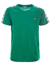 Nr Green Tshirt With Side Bands In Green
