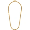 ALL BLUES ALL BLUES GOLD POLISHED PILL NECKLACE