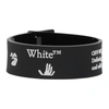 OFF-WHITE OFF-WHITE BLACK AND WHITE INDUSTRIAL BRACELET