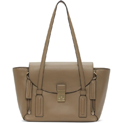 3.1 Phillip Lim / フィリップ リム Pashli Medium Leather Shoulder Bag In Beige