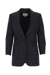 GUCCI GUCCI RETRO GG PINSTRIPE BLAZER