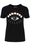 Kenzo Classic Eye Graphic Tee In Black