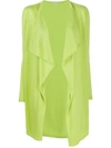 Malo Waterfall Cardigan In Green
