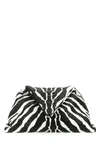 BOTTEGA VENETA BOTTEGA VENETA ZEBRA PRINT CLUTCH BAG