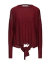 Tela Sweater In Maroon