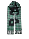 BALENCIAGA TARTAN OVERSIZE SCARF