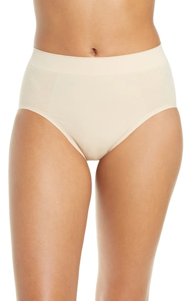 Wacoal Keep Your Cool High-cut Shaping Briefs In Sand