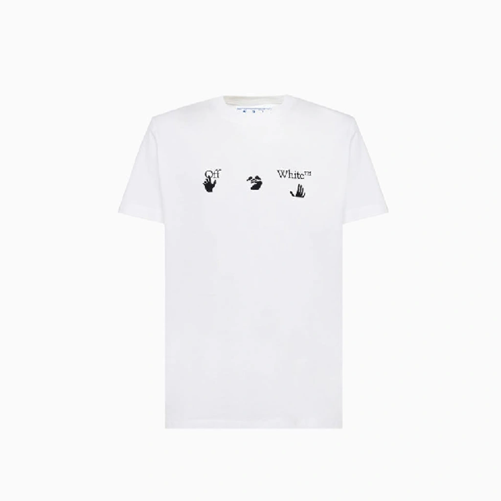 【OFF‐WHITE】Oversized Logo T-Shirt 関税送料込 LÝFT Logo Big T-Shirt - White