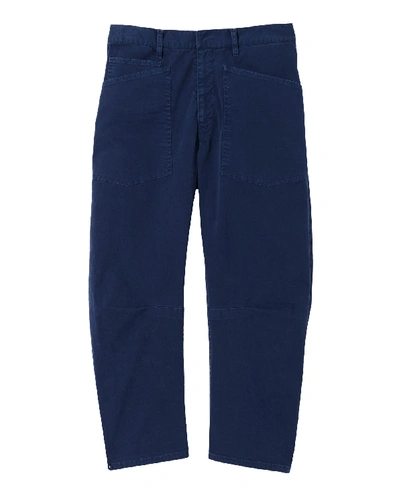 Nili Lotan Shon Pant In Vintage Blue