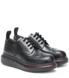 ALEXANDER MCQUEEN LEATHER BROGUES,P00480572