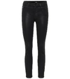 7 FOR ALL MANKIND ROXANNE MID-RISE COATED SKINNY JEANS,P00481950