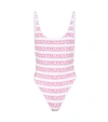 BALMAIN PRINTED SWIMSUIT,P00497862