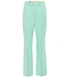 GUCCI HIGH-RISE FLARED CADY trousers,P00496692