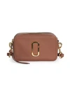 Marc Jacobs The Softshot Leather Camera Bag In Milk Chocolate