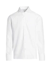Brunello Cucinelli Textured Sport Shirt In White