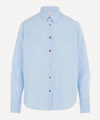 PAUL SMITH FLORAL BUTTON COTTON SHIRT,000708340