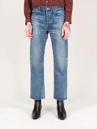 Celine Nineties Cropped Jeans Union Wash | ModeSens