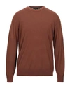 Theory Sweater In Brown