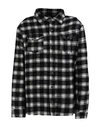 B-used Man Shirt Black Size M Cotton In White
