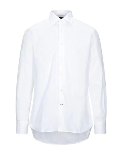 Addiction Solid Color Shirt In White