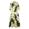 ERDEM KASIA PRINTED COTTON SHIRT DRESS,3223227