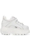 Buffalo Corin Platform Sole Sneakers In White