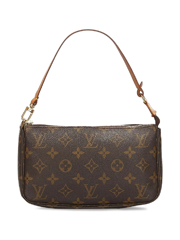 Pre-Owned Louis Vuitton 2000 Pre-owned Monogram Pochette Bag In Brown | ModeSens