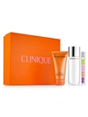 CLINIQUE PERFECTLY HAPPY 3-PIECE FRAGRANCE SET - $86.50 VALUE,0400012788037