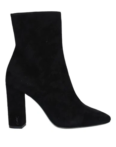 Saint Laurent Ankle Boot In Black