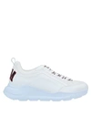 Msgm Bold Logo Sneakers In White
