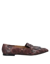 Pomme D'or Loafers In Maroon