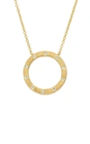 SETHI COUTURE WOMEN'S DUNES SMALL 18K YELLOW-GOLD AND DIAMOND CIRCLE NECKLACE,829765
