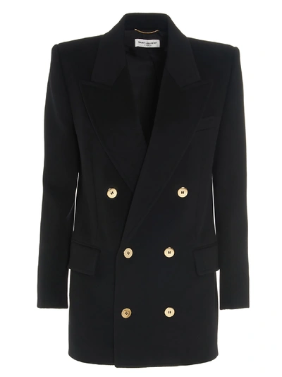 Saint Laurent Blazer In Black